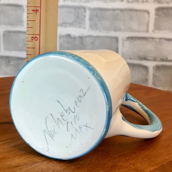 Vintage Handmade Mexican Ceramic Pitcher - Picture 7 of 13